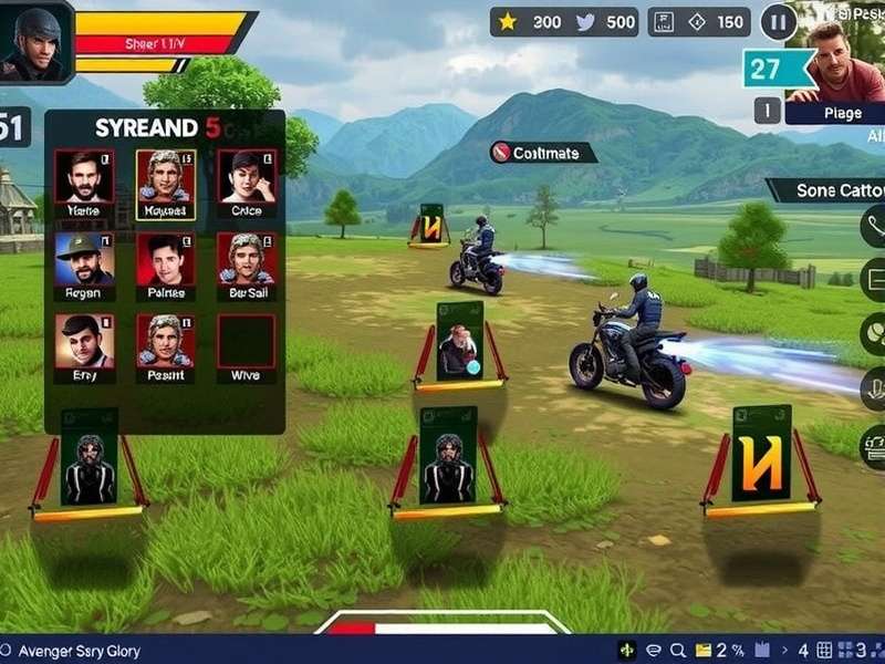 Avenger Assam Glory character customization screen